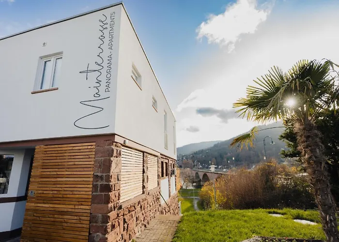 Mainterrasse Boardinghouse Am Fluss Klimatisierte Mit 80qm Terrasse *