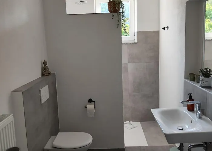 Mainterrasse Boardinghouse Am Fluss Klimatisierte Mit 80qm Terrasse * Miltenberg